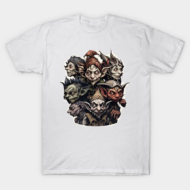 A Gob of Goblins T-Shirt by YeCurisoityShoppe